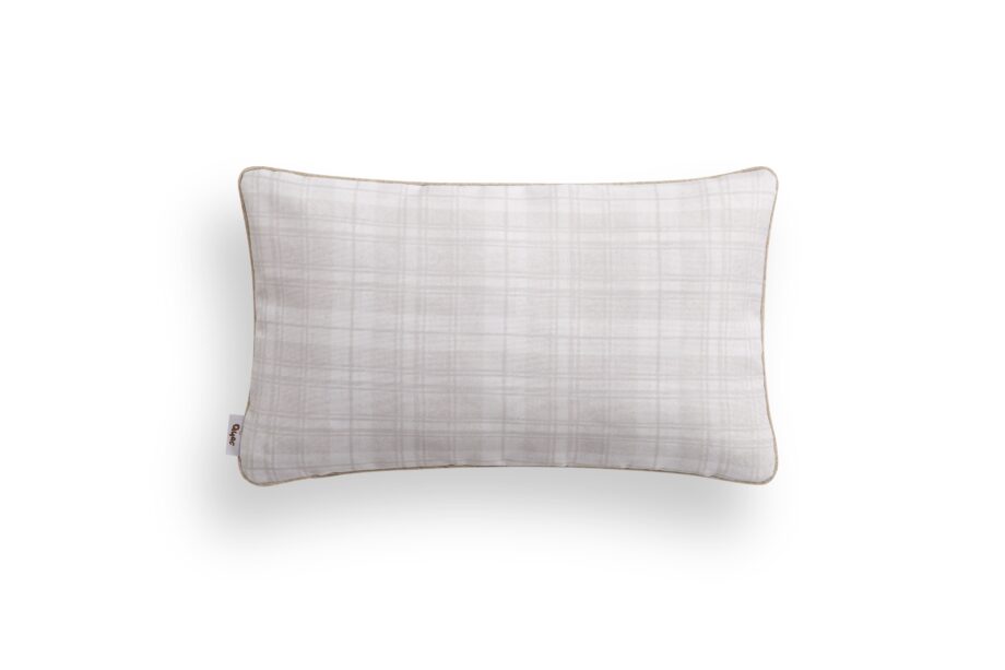 Cojin cuadros beige