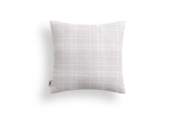 Cojin cuadros beige