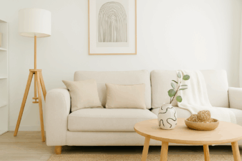 Funda de Cojín Beige - 40x40