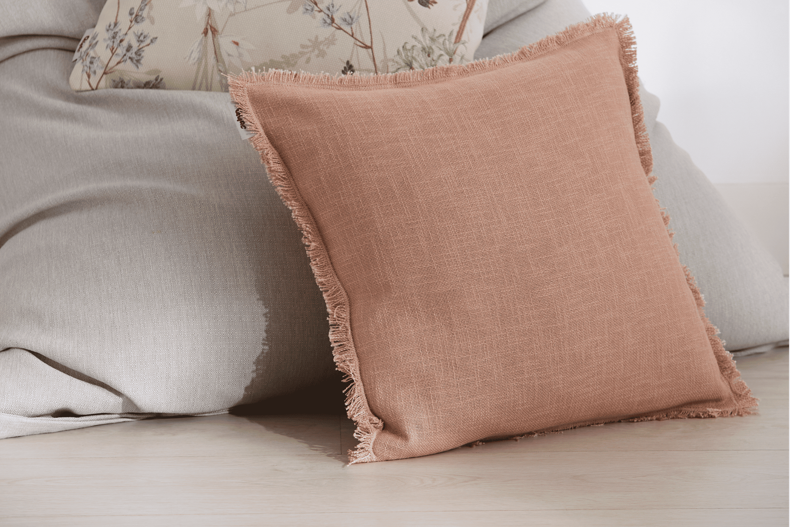 Funda de Cojín Peach Flecos - 50x50