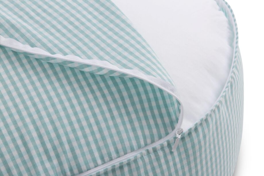 Puf Infantil Vichy Verde  60cm