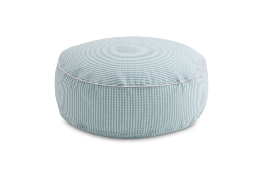 Puf Infantil Vichy Verde  60cm