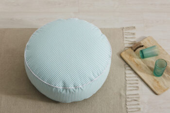 Puf Infantil Vichy Verde  60cm