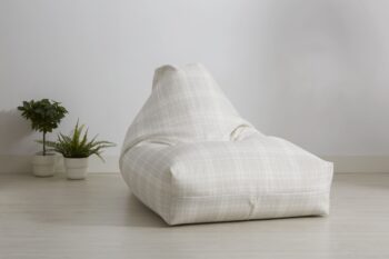 Puf Perlo Classic - Beige cuadros