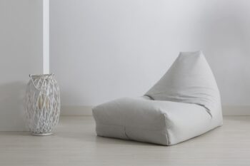 Puf Perlo Classic - Gris claro