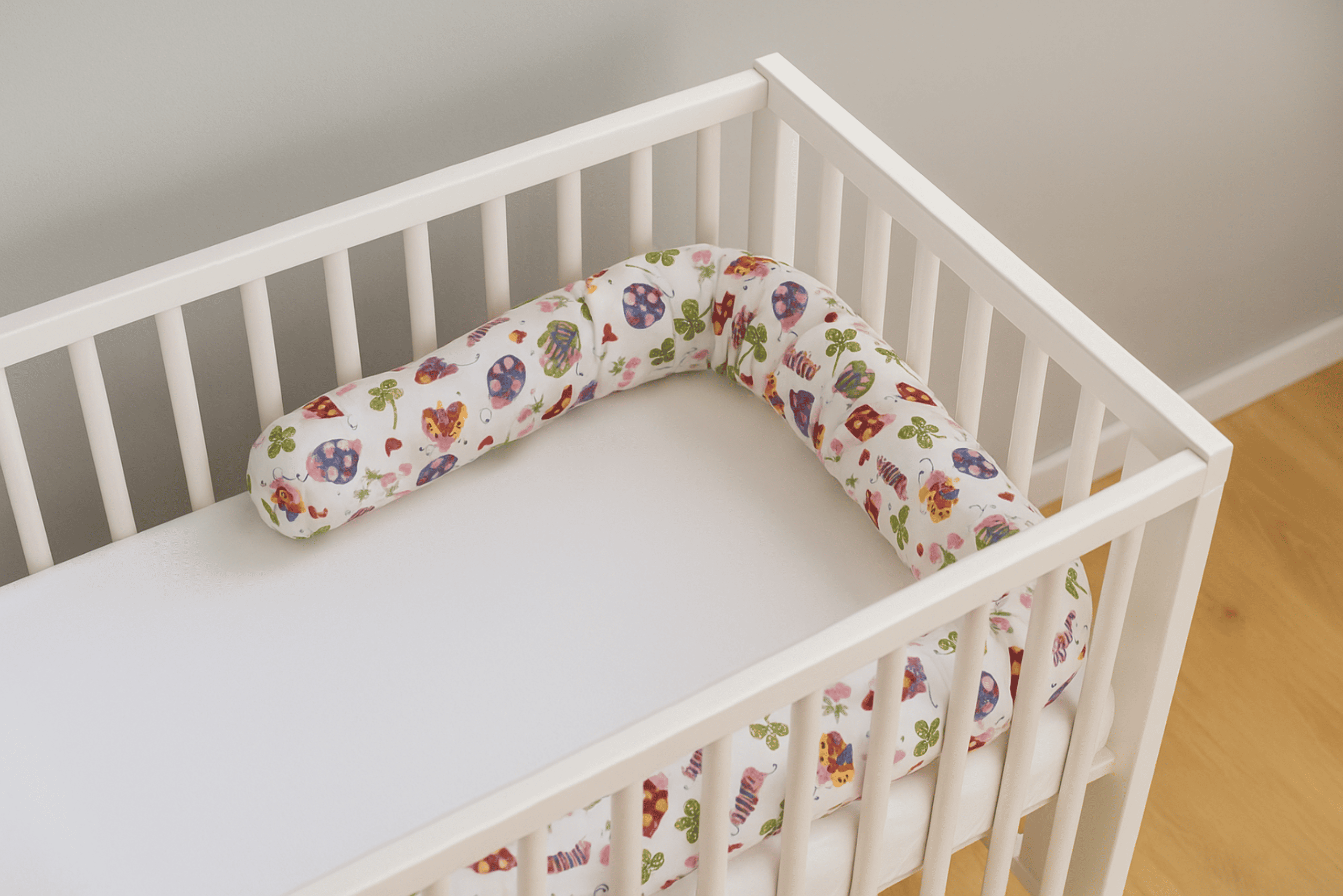 Protector Cuna Insectos Blanco 250cm - 250cm